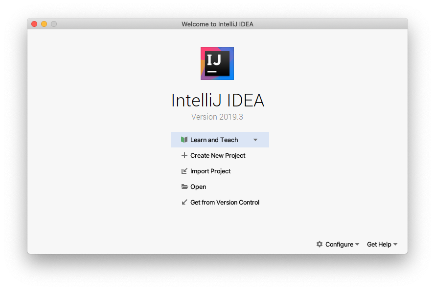 intellij getting started